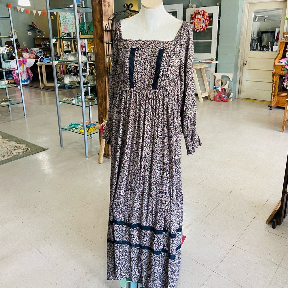BOHO Natural Life Maxi Dress, Large